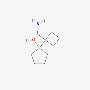 1-[1-(Aminomethyl)cyclobutyl]cyclopentan-1-OL