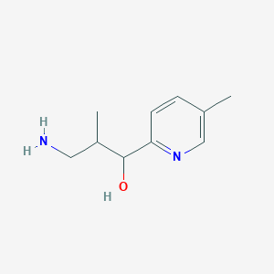 3-Amino-2-methyl-1-(5-methylpyridin-2-yl)propan-1-ol