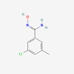 (Z)-3-Chloro-N'-hydroxy-5-methylbenzene-1-carboximidamide