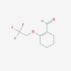 2-(2,2,2-Trifluoroethoxy)cyclohex-1-ene-1-carbaldehyde