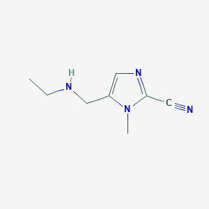 5-[(Ethylamino)methyl]-1-methyl-1H-imidazole-2-carbonitrile