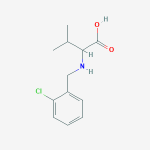 2-[(2-Chlorobenzyl)amino]-3-methylbutanoic acid