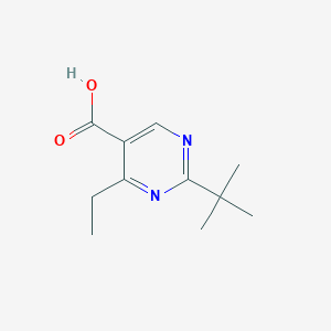 2-(Tert-butyl)-4-ethylpyrimidine-5-carboxylicacid