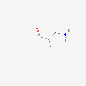 3-Amino-1-cyclobutyl-2-methylpropan-1-one