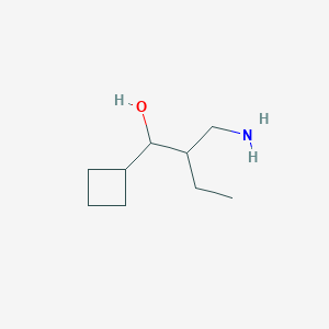 2-(Aminomethyl)-1-cyclobutylbutan-1-ol