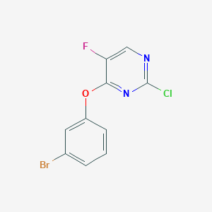 4-(3-Bromophenoxy)-2-chloro-5-fluoropyrimidine