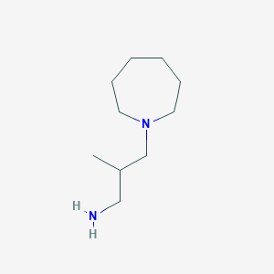 3-Azepan-1-yl-2-methyl-propylamine