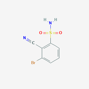 3-Bromo-2-cyanobenzene-1-sulfonamide