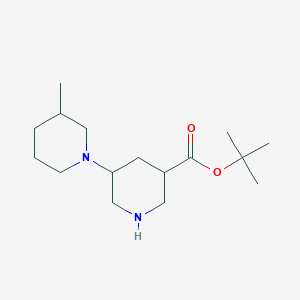 tert-Butyl 5-(3-methylpiperidin-1-yl)piperidine-3-carboxylate