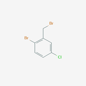molecular formula C7H5Br2Cl B131885 1-Bromo-2-(bromomethyl)-4-chlorobenzene CAS No. 66192-24-3