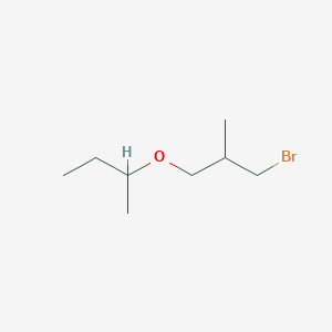 2-(3-Bromo-2-methylpropoxy)butane