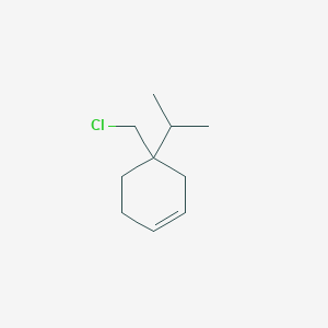 4-(Chloromethyl)-4-(propan-2-yl)cyclohex-1-ene