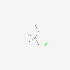 molecular formula C6H11Cl B13188631 1-(Chloromethyl)-1-ethylcyclopropane 