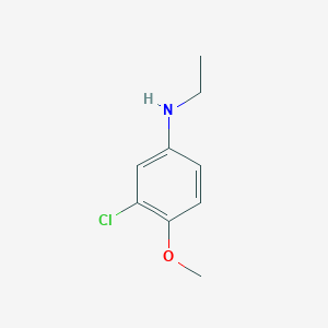 3-chloro-N-ethyl-4-methoxyaniline