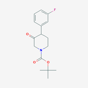 Tert-butyl 4-(3-fluorophenyl)-3-oxopiperidine-1-carboxylate