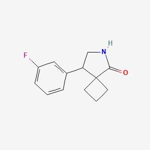 8-(3-Fluorophenyl)-6-azaspiro[3.4]octan-5-one