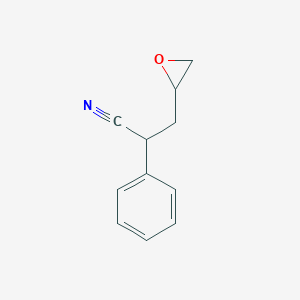 molecular formula C11H11NO B131887 3-(Oxiran-2-yl)-2-phenylpropanenitrile CAS No. 60788-53-6