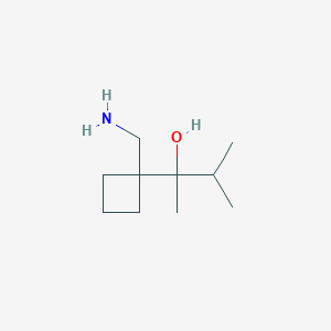 2-[1-(Aminomethyl)cyclobutyl]-3-methylbutan-2-ol