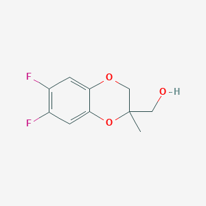 (6,7-Difluoro-2-methyl-2,3-dihydro-1,4-benzodioxin-2-yl)methanol