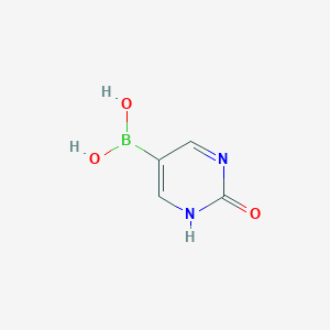 molecular formula C4H5BN2O3 B1318881 2-Hydroxypyrimidine-5-boronic acid CAS No. 373384-19-1