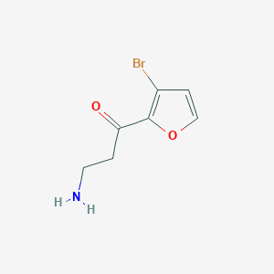 3-Amino-1-(3-bromofuran-2-yl)propan-1-one