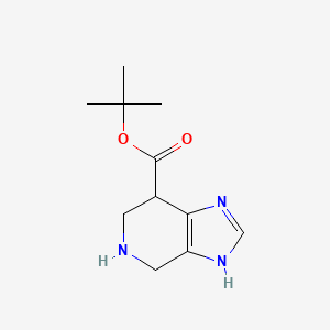 molecular formula C11H17N3O2 B13188838 tert-Butyl 1H,4H,5H,6H,7H-imidazo[4,5-c]pyridine-7-carboxylate 