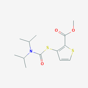 Methyl 3-{[bis(propan-2-yl)carbamoyl]sulfanyl}thiophene-2-carboxylate