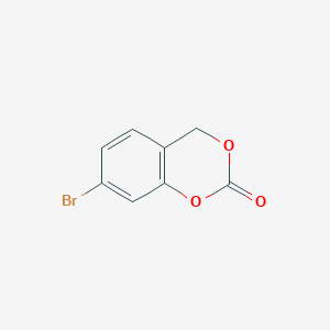 molecular formula C8H5BrO3 B13188884 7-Bromo-2,4-dihydro-1,3-benzodioxin-2-one 