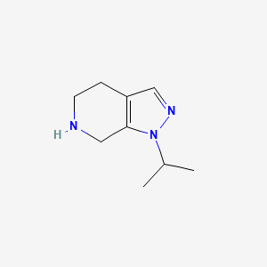 1-(Propan-2-YL)-1H,4H,5H,6H,7H-pyrazolo[3,4-C]pyridine