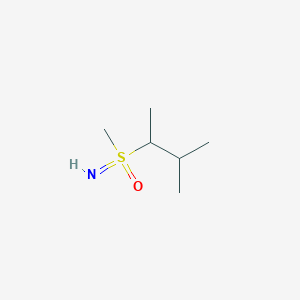 molecular formula C6H15NOS B13188923 Imino(methyl)(3-methylbutan-2-yl)-lambda6-sulfanone 