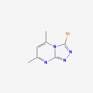 3-Bromo-5,7-dimethyl-[1,2,4]triazolo[4,3-a]pyrimidine