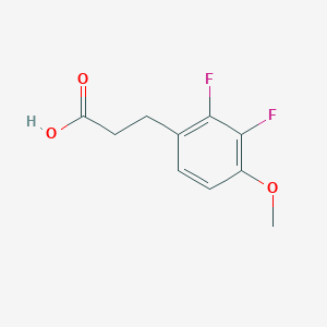 molecular formula C10H10F2O3 B1318896 3-(2,3-Difluoro-4-methoxyphenyl)propanoic acid CAS No. 886499-84-9