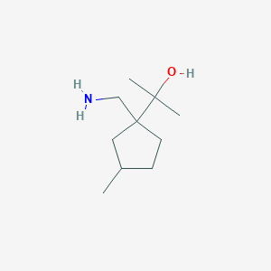 2-[1-(Aminomethyl)-3-methylcyclopentyl]propan-2-OL