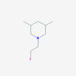 1-(2-Fluoroethyl)-3,5-dimethylpiperidine