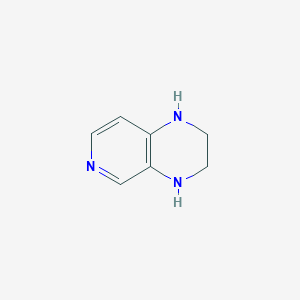 molecular formula C7H9N3 B1318907 1,2,3,4-Tetrahydropyrido[3,4-b]pyrazine CAS No. 35808-41-4