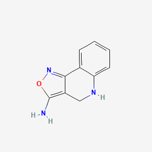 4H,5H-[1,2]oxazolo[4,3-c]quinolin-3-amine