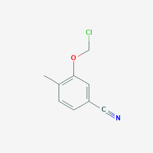 3-(Chloromethoxy)-4-methylbenzonitrile