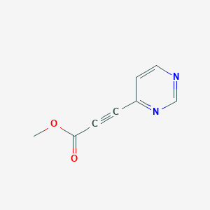 Methyl 3-(pyrimidin-4-yl)prop-2-ynoate