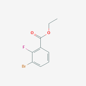 molecular formula C9H8BrFO2 B1318919 Ethyl 3-bromo-2-fluorobenzoate CAS No. 334792-76-6