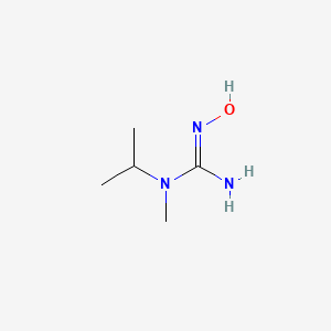 molecular formula C5H13N3O B13189196 2-Hydroxy-1-methyl-1-(propan-2-yl)guanidine 