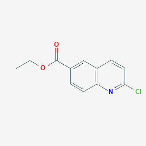molecular formula C12H10ClNO2 B1318922 2-氯喹啉-6-羧酸乙酯 CAS No. 29969-56-0