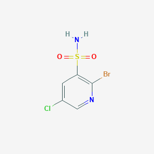 2-Bromo-5-chloropyridine-3-sulfonamide