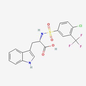 N-{[4-Chloro-3-(Trifluoromethyl)phenyl]sulfonyl}-L-Tryptophan