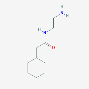 molecular formula C10H20N2O B13189247 N-(2-aminoethyl)-2-cyclohexylacetamide 