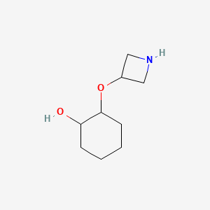 2-(Azetidin-3-yloxy)cyclohexan-1-ol