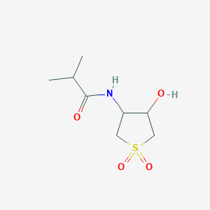 N-(4-Hydroxy-1,1-dioxo-1lambda6-thiolan-3-yl)-2-methylpropanamide