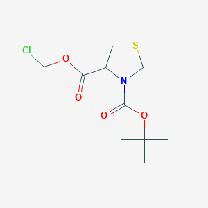 3-tert-Butyl 4-chloromethyl 1,3-thiazolidine-3,4-dicarboxylate