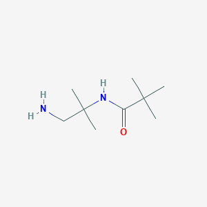 N-(1-amino-2-methylpropan-2-yl)-2,2-dimethylpropanamide