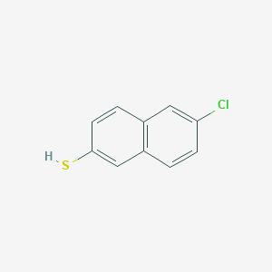 molecular formula C10H7ClS B1318932 6-Chloronaphthalene-2-thiol CAS No. 392330-26-6