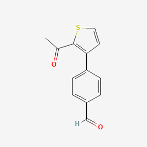 4-(2-Acetylthiophen-3-YL)benzaldehyde